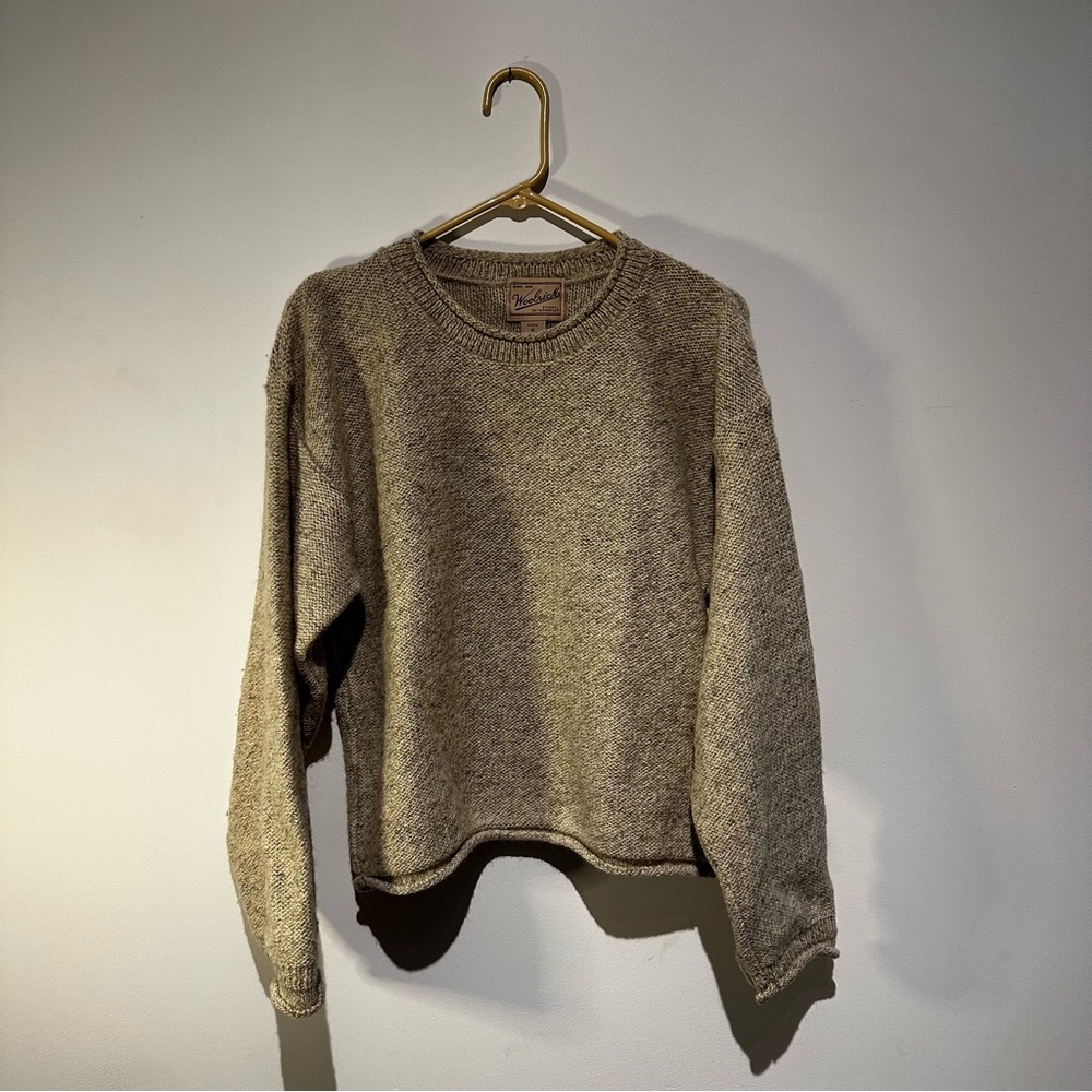 Women's Woolrich Sweater in Oatmeal - M